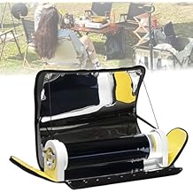 Foldable Stainless Steel Solar Grill Cooker,Camp Stove Solar Cooker, Portable Solar Oven 4.5L Large Capacity Solar Cooker , for Travel, Outdoor Camping