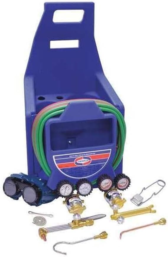 Uniweld KL22P Cap n Hook Weld, Braze and Cut Outfit with 511 Plastic Carrying Stand