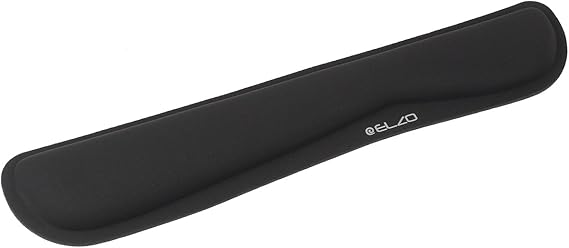 ELZO Keyboard Wrist Rest Pad Support with 65D High-Density Thicken Memory Foam Padding, Ergonomic Design Computer Rest Pad Desk Wrist Mat, Non-Slip Rubber Base Office Laptop | 65D High-Density Thicken Memory Foam Padding, Ergonomic Design Computer Rest Pad Desk Wrist Mat, Non-Slip Rubber Base Office
