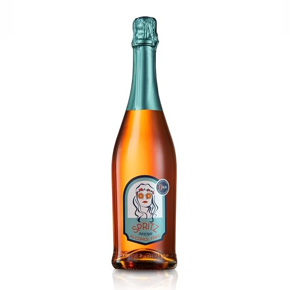 Italian Non-Alcoholic Spritz, Alcohol-Free Citrus & Herbal Aperitif, 750 ml
