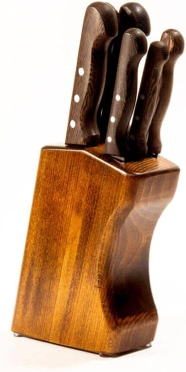 Pirge Pirge Sultan Bloklu Bıçak Seti 6'Lı - 35054