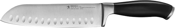HENCKELS Elan 7-inch Hollow Edge Santoku Knife