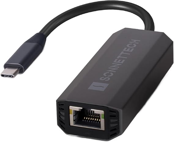Sonnet Solo5G USB-C 5Gb Ethernet Adapter RJ45 Mac Windows Linux Thunderbolt