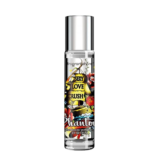 Cologne for Men Roll-on Original Pheromone Perfume Oil Phantom Crush 0.34fl.oz - Alcohol-free -TSA Ready