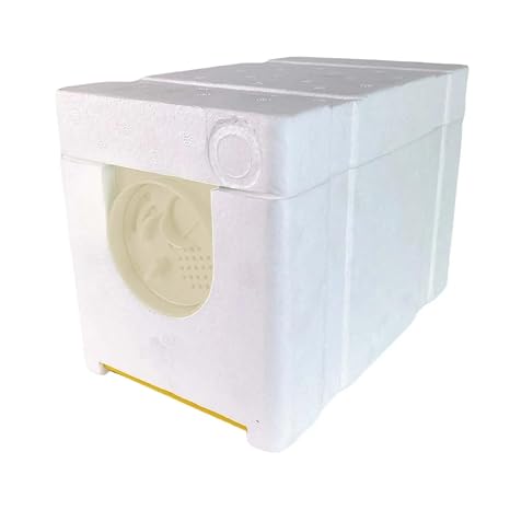 Bee Mating Box Nuc Queen Bee Breeding Box Beekeeper Supplies Bee Queen Mini Mating NUC Box for Beekeeper(White Door)