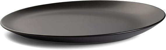 Nambe Orbit 13" Serving Platter - Celestial Black | Made of Stoneware | Contemporary Planet | Dishwasher & Microwave Safe | Large Serving Plate for Pasta, Salad, and Dessert | Restaurant & Home Use
