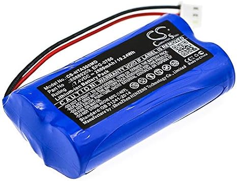 7.4v Compatible with Battery Natus 88889209, EPG-0766, EPG-0766 REV G, EPG-0766-REV E Algo 3, Algo 3i, ometer Algo 3, ometer Algo 3i