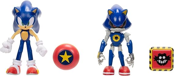Sonic The Hedgehog Sonic & Metal Sonic Action Figure 2-Pack