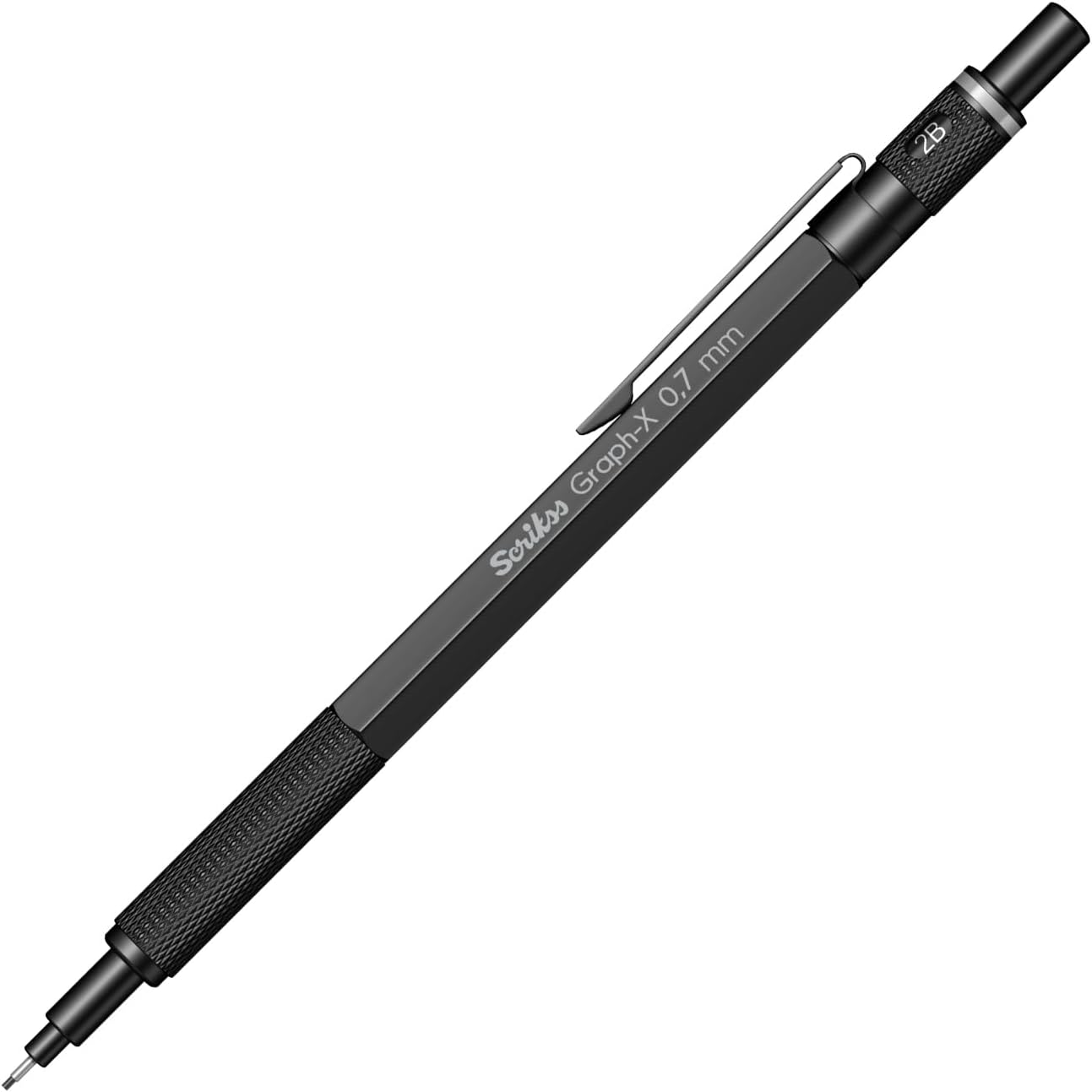 Scrikss Office Graphx Mechanical Pencil Matte Black 0.7 Mm
