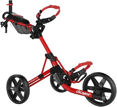 Clicgear 4.0 Manual Golf Cart BlackRed