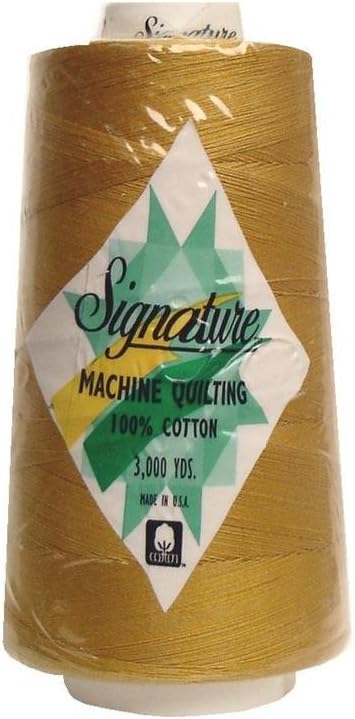 Signature Thread SIG47.474 Signature 100% Ctn Quilt Thread 3000yd Mustard Cotton 3000