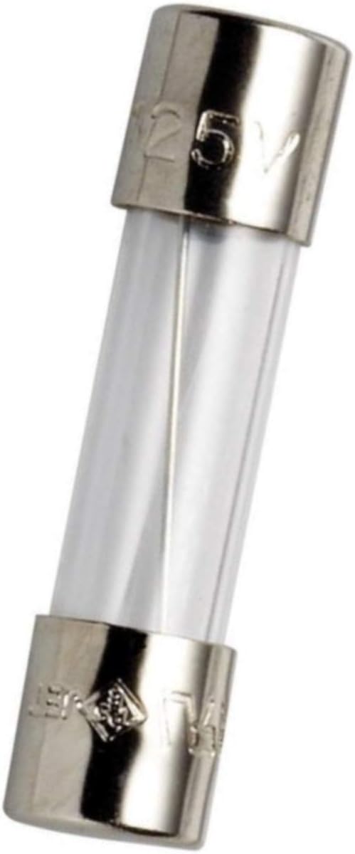 Witonics 3.5A 250V Slow-Blow Glass Fuses 5x20mm (Pack of 5)