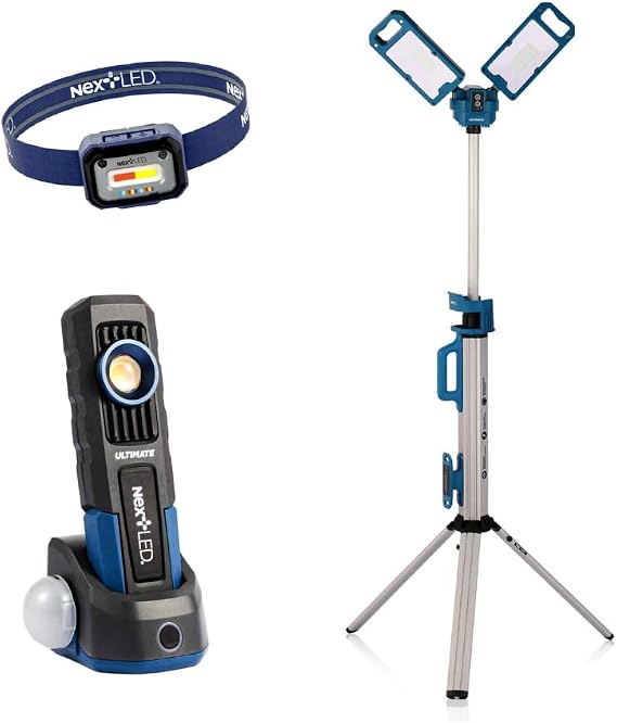 NextLED Ultimate Detailing Lighting Combo: NT-6692M, NT-6926M & NT-2143C-B