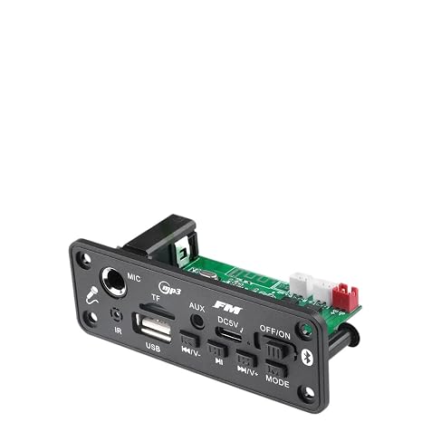 MP3 Blutouth Amplifier Decoder Board 2 * 3W with Microphone Jack MIC Blutouth 5.3 Lossless U Disk TF Card AUX Player