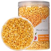 Freeze Dried Mango Diced, Freeze Dried Fruit, 7oz/200g Natural Dehydrated Mango, No Sugar Added, for Baking,Smoothie, Yogurt,Tea