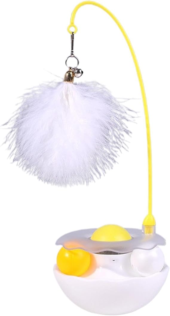 Cat Teaser Interactive Kitten Roller Track Balls Catnip