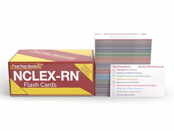 NCLEX RN Examination Prep Study Cards: NCLEX RN Review 2026-2027 with Practice Test Questions [2nd Edition]
