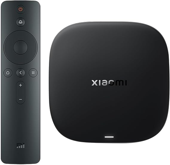 Xiaomi Android Google TV Box S 3rd Gen, 4K UHD TV Box Dolby Vision Atmos & DTS:X, 2GB + 32GB Storage WiFi 6 HDMI 2.1 360 Bluetooth Remote Voice Control for Television Internet Smartphones Streaming