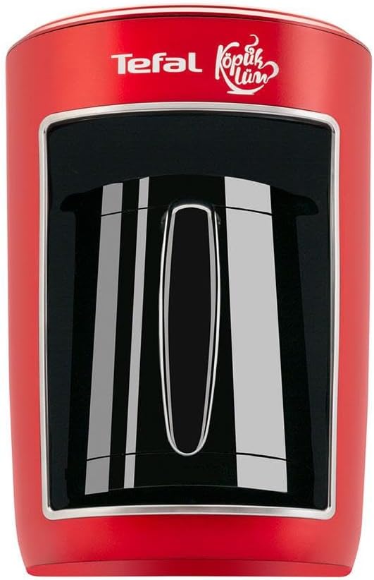 Tefal Foam 4 Cup Capacity 735 Watt Turkish Coffee Machine - Red