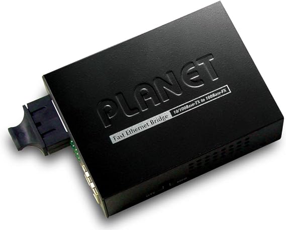 Planet FT-802: (SC,MM) Bridge Media Converter - 2 km