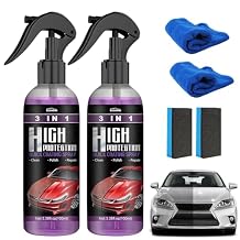 3 in 1 High Protection Quick Coating Spray,Upgrade Quick Coat Car Wax Polish Spray,Car Scratch Nano Repair Spray,Car Coating Cleaning Spray