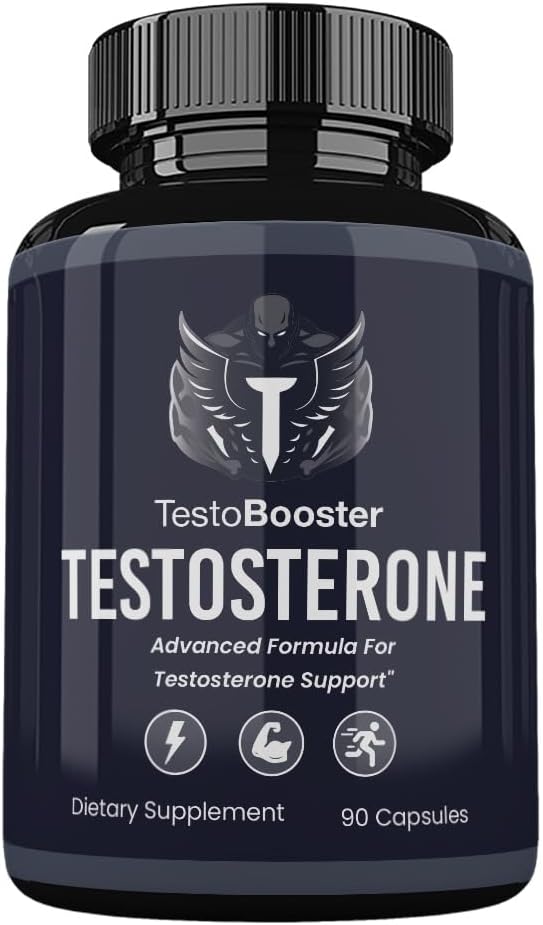 Testo Booster Advanced Formula*, Testo Booster Pills, Bio TestoBooster Dietary Supplement, 90 Capsules