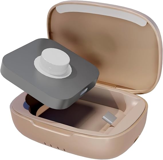 Doohoeek Updated Charging Case Compatible with Oura Ring 5 & 4 & 3 Charger, Wireless Power Station Fits Official Chargers & Fit All-Sized Rings Gen 5 & 4 & 3 1000mAh (Official Charger NOT Included)