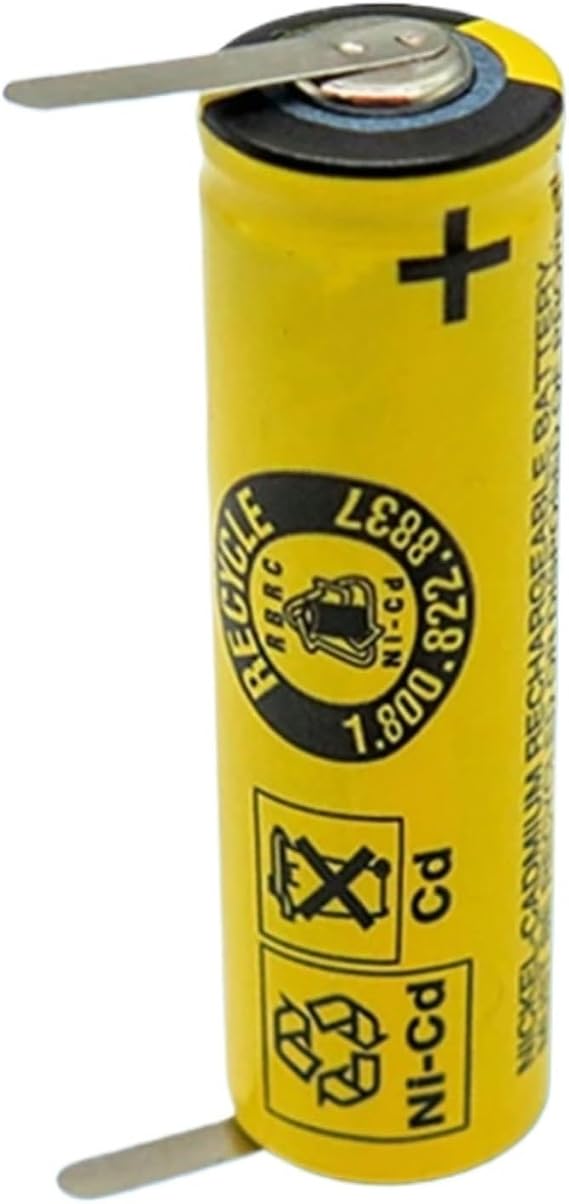 Electric Toothbrush 600mAh/1.2V Battery. Compatible with Braun D12, D12S, S12, 3709, D16, 3757