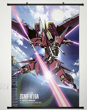 Gundam Wall Scroll Poster Fabric Painting for Anime Seed Infinite Justice L