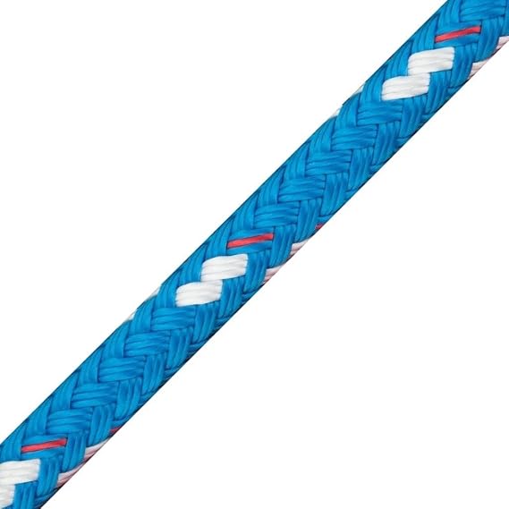 New England Ropes 5/16in (8mm) Sta-Set Solid Blue 60 Feet Long