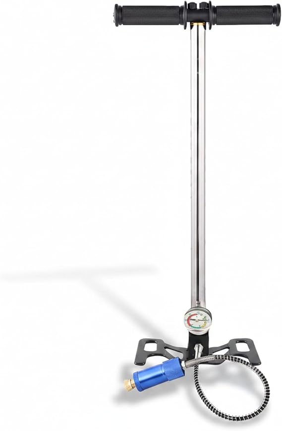 Mini Scuba Diving Tank, High Pressure Hand Pump, Portable Scuba Diving Pump with Pressure Gauge for Underwater Breathing