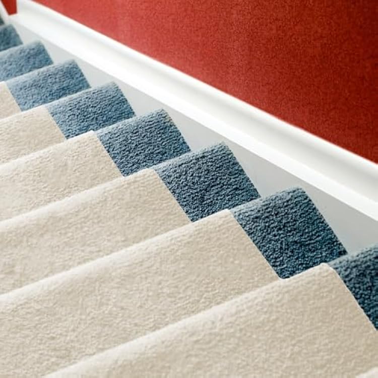 LAMINET Non-Slip Carpet & Stair Protector - Beige, 6 L x 30 W - Low-Pile, Durable, Washable Protector for Carpeted Stairs, Floors, Hallways, and High-Traffic Areas