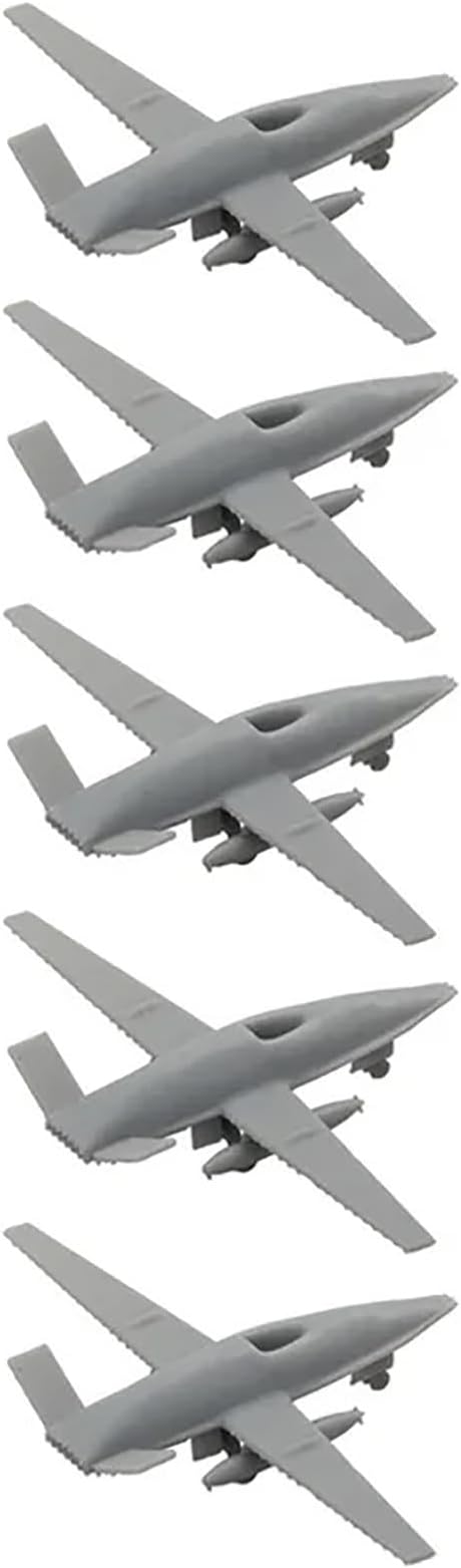 5PCS DIY Model MQ-25 1/2000-1/350 Scale Shipborne Aerial Refueling Aeroplane Accessories Refueled Airplane Military Model(1/350(44mm))