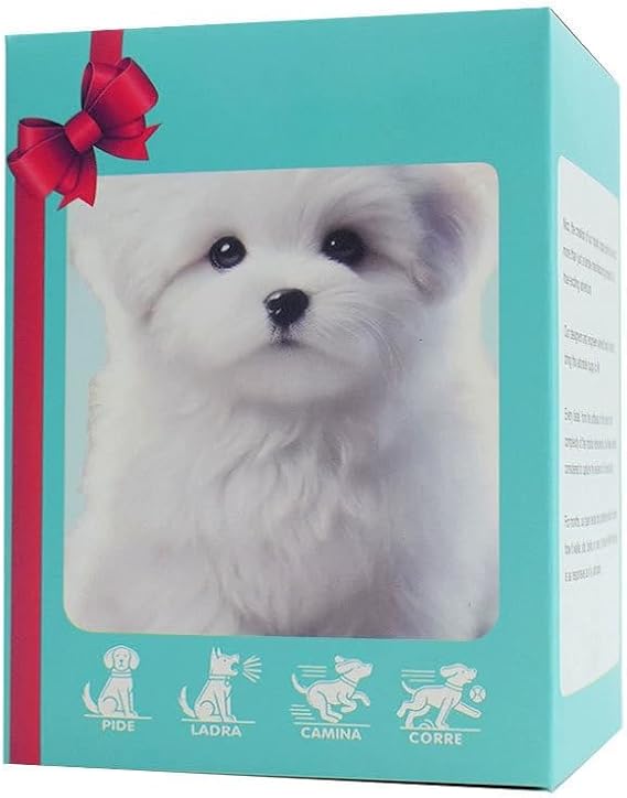 Robot Dog | Upgraded AI Robotic Puppy with Realistic Behaviors - Walks, Barks, Wags Tail, and Acts Like a Real Dog (D)