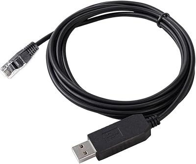 EasunMPP Solar Inverter USB RS232 Communication Cable PL2303GT USB RS232 Serial to RJ45 8P8C Communication Cable1.8M
