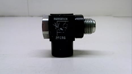 ASCO NUMATICS 2FCR6 1/4 INCH Port, Right Angle, METERED in Flow Control Fitting