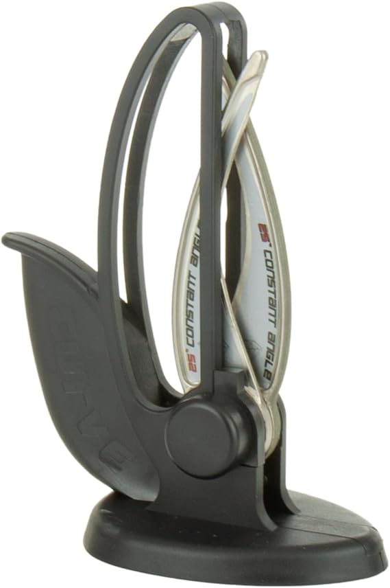 Warthog V-Sharp Curve Knife Sharpener, 325 Grit Diamond Hones, Black