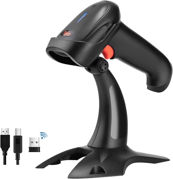 Tera Wireless Barcode Reader 1D and 2D QR Code Compatible