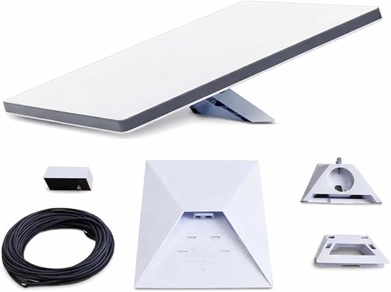 Dish Mini 2026 Portable Satellite Internet Kit Phased-Array Antenna with Integrated Wi-Fi Router High-Speed Connectivity for RV, Camping, Remote Work & Off-Grid Travel