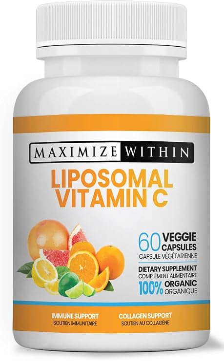Liposomal Vitamin C Capsules - Enhanced Absorption, 60 Count
