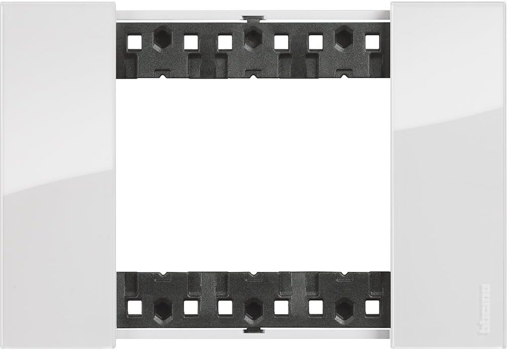 Bticino KA4803DW Living Now Plate 3 Modules Ice 132 x 50 x 10 cm