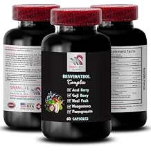 Polyphenol Complex - RESVERATROL COMLEX - Daily Support, Grape Skin Boost, Berry Power, Elderberry Strength, Natural Extracts, Energizing Support, Pomegranate Boost, Whole Fruit 1 Bottle 60 Capsules
