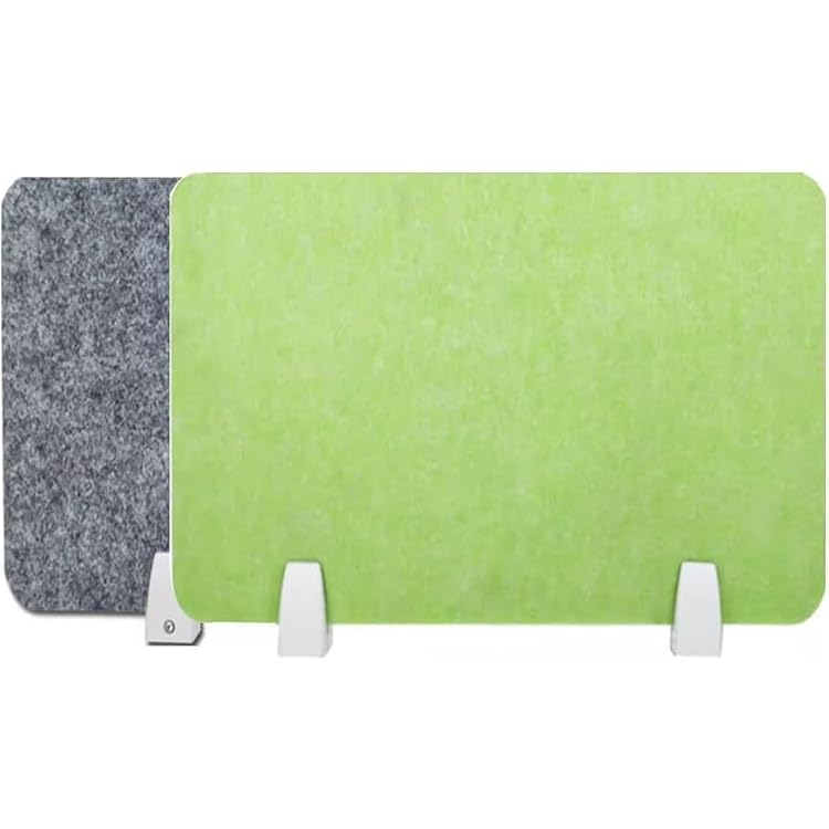TIST Desk Privacy Divider Soundproofing Divider Clip - Desktop Vertical Partition Classroom Library DeskGrey,50x30cm