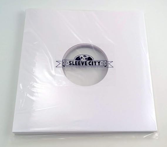 10 Inch Die-Cut White Jackets (5 Pack)