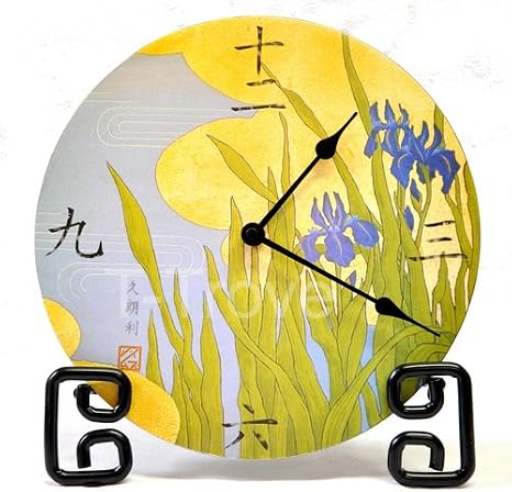T-Trove Chinese Iris Desk Clock