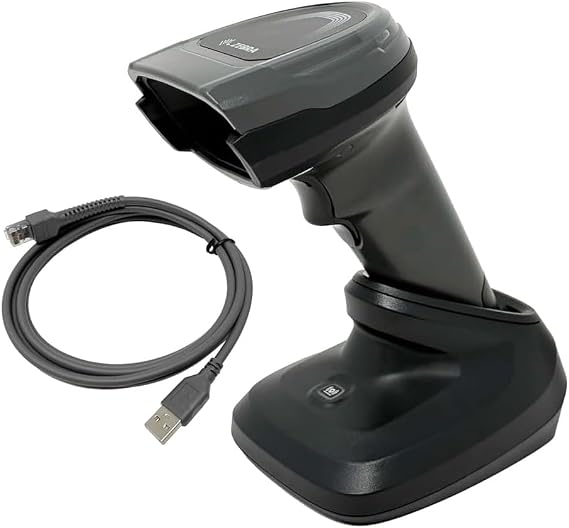 Symbol Zebra DS8178 Wireless 2D/1D/QR Code Barcode Scanner, Hands-Free Cradle, High Performance, Scans Screens, Bluetooth to Cradle or Android/Windows/iOS (1D/2D/QR (Wireless))