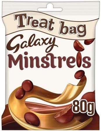 Galaxy Minstrels Chocolate Treat Bag, Pack of 20 x 80G