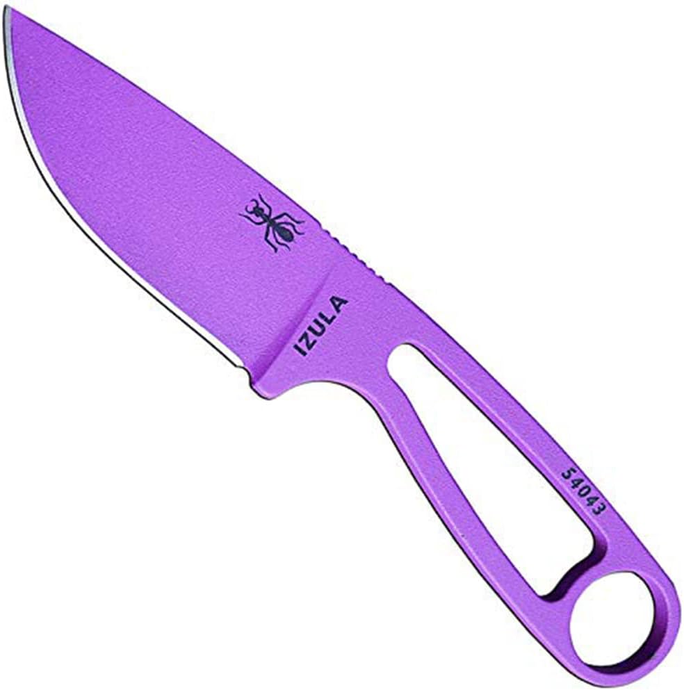 esee izula fixed blade knife with molded polymer sheath and clip plate
