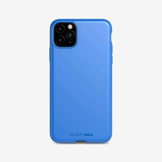 tech21 Studio Colour Mobile Phone Case - Compatible with iPhone 11 Pro Max - Slim Profile and Drop Protection, Cornflour Blue