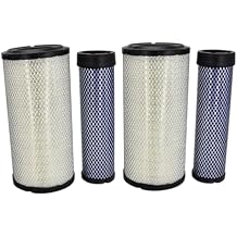 Air Filter kit P828889 P829333 for 110-6326 110-6331 131-8902, AT171854 AT171853, 59700-26112 59700-26116, 222421A1 222422A1, AF25557 AF25558, 46562 46569, RS3544 RS3545 Inner & Outer Air Filter Set